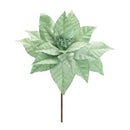 Melrose Glittered Poinsettia Flower Stem (Set of 6)