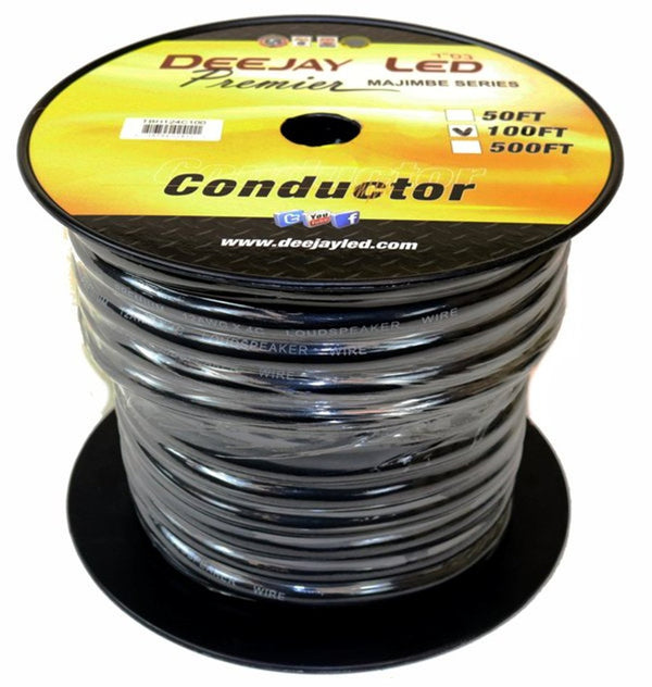 DEEJAY LED 36ft Multi-Amp Cable 10RCA Medusa Purple TBHMED36PURPLE