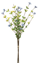 Melrose Blue Berry Foliage Spray (Set of 12)