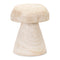 Melrose Wood Mushroom Stool 12.5"H