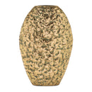 Melrose Distressed Flat Metal Vase (Set of 2)