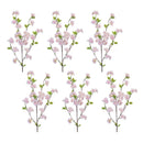 Melrose Apple Blossom Floral Branch (Set of 6)