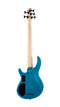 Cort Artisan Series C5 Deluxe 5 String Bass Guitar - Candy Blue