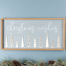 Melrose Christmas Wishes Holiday Wall Sign 31.5"L