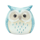 Melrose Whimsical Pastel Terra Cotta Owl Figurine (Set of 3) Multicolor