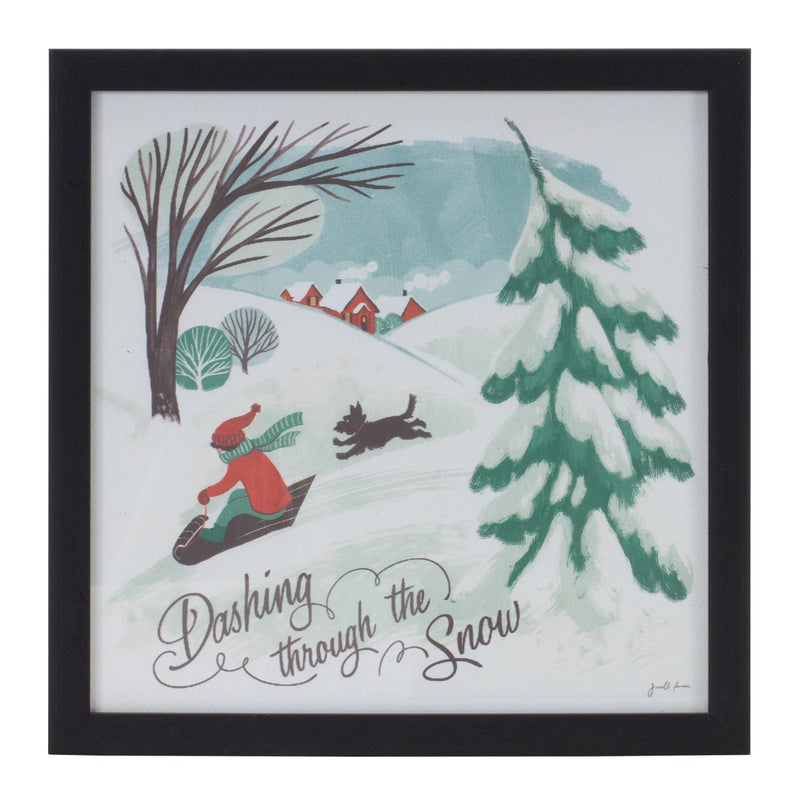 Melrose Framed Winter Scene Wall Art (Set of 3)