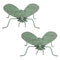 Melrose Iron Metal Bumble Bee Garden Accent (Set of 2)
