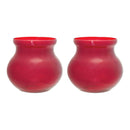 Melrose Red Glass Vase (Set of 2)