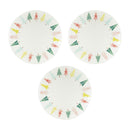 Melrose Ceramic Pine Tree Print Platter (Set of 3)