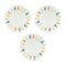 Melrose Ceramic Pine Tree Print Platter (Set of 3)