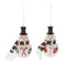 Melrose Frosted Glass Snowman Ornament (Set of 6)