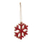 Wood Snowflake Ornament (Set of 12)