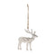 Melrose Etched Metal Deer Ornament (Set of 12)