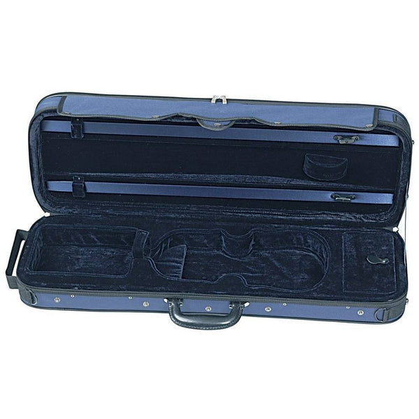 GEWA PURE CVA04 15" Viola Case - Ultra-Rigid Foam Shell - Dark Blue Velvet