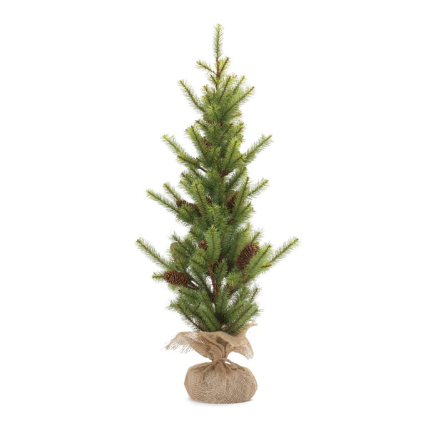 Melrose Pine Tree with Burlap Base 3'H