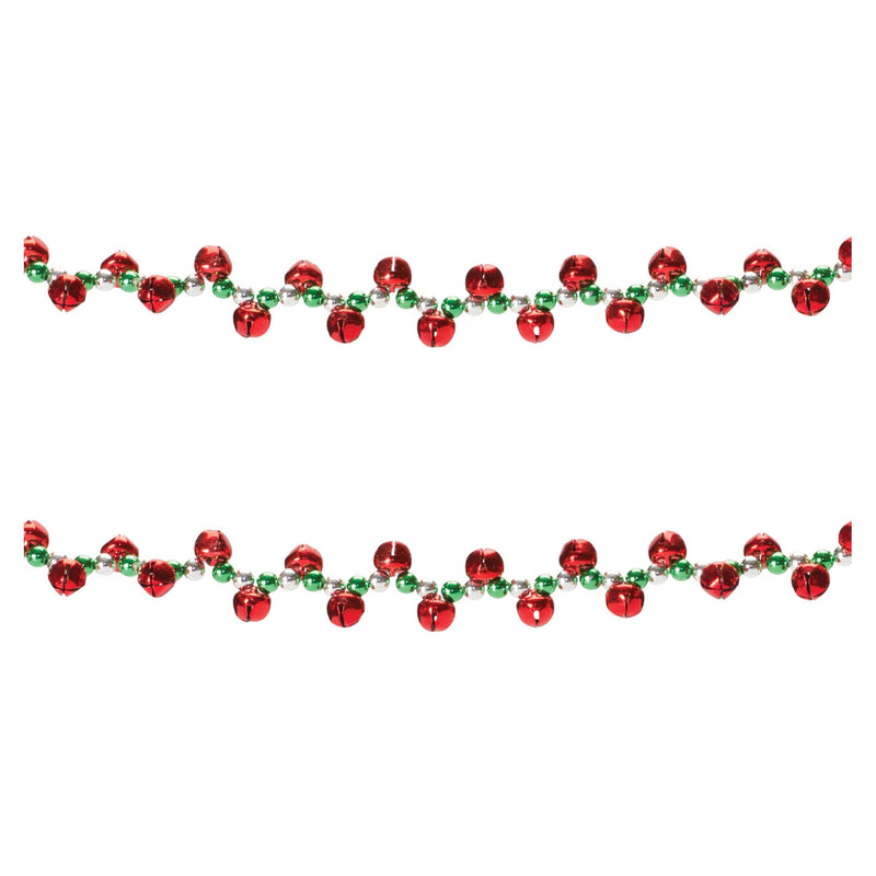 Melrose Sleigh Bell String Garland (Set of 2)