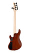 Cort GBFUSION5ABB GB Series Fusion 5 String Bass Guitar - Antique Brown Burst