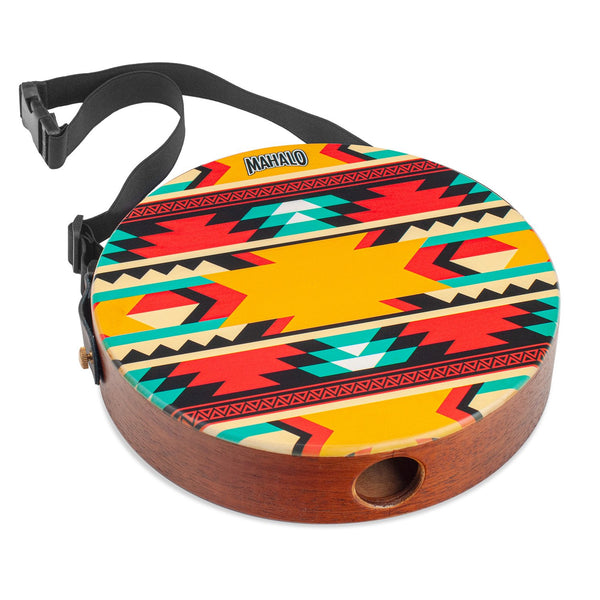 Mahalo Lap Top Cajon Solid Mahogany Weaving Graphic – MPJ1WV