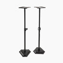 On-Stage SMS6600-P Adjustable Hex-Base Monitor Stands with Non-Slip Pad