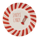 Melrose Ceramic Santa Candy Plate (Set of 4)
