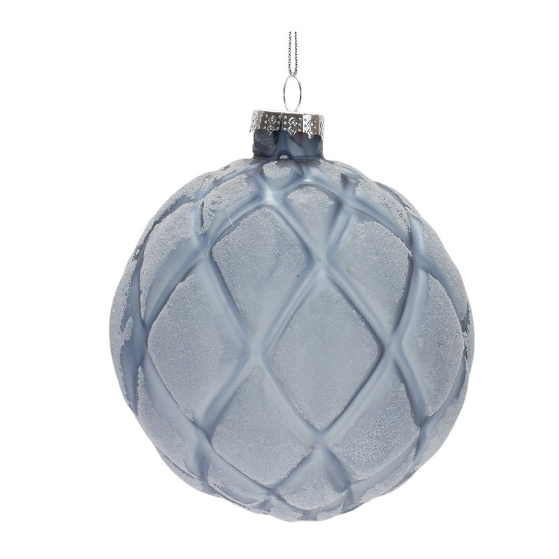 Melrose Frosted Glass Ball Ornament (Set of 6)
