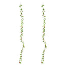 Melrose Fabric Mistletoe String Garland (Set of 2)