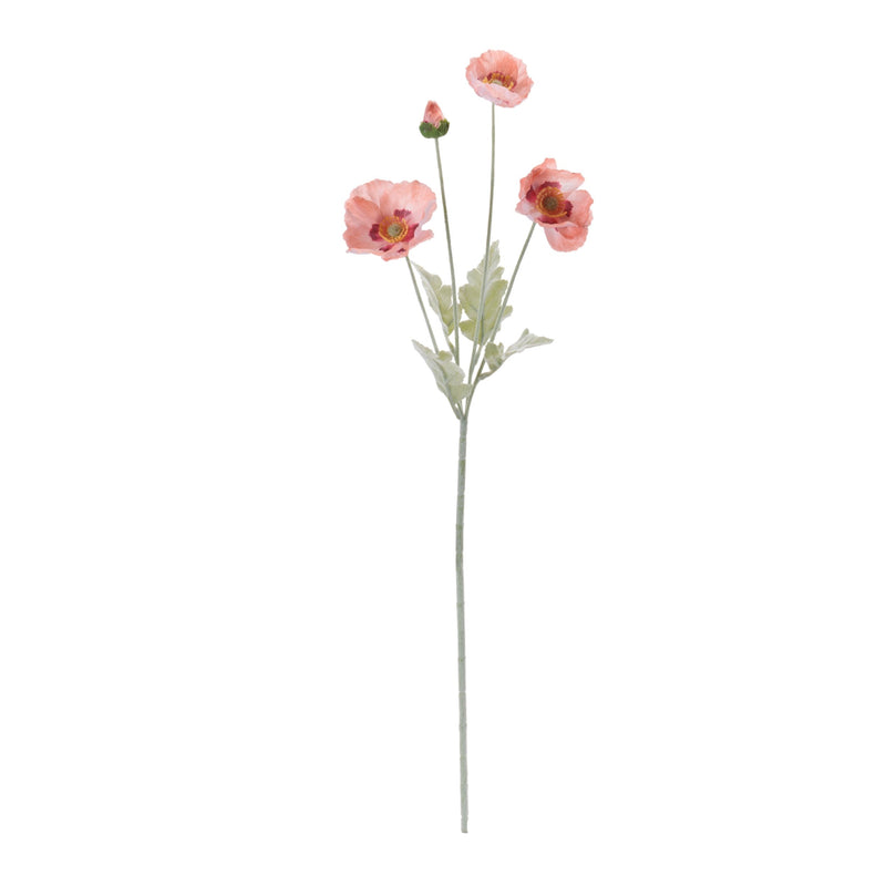 Melrose Poppy Floral Spray (Set of 6)