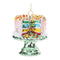 Melrose Layered Cake Ornament (Set of 6)