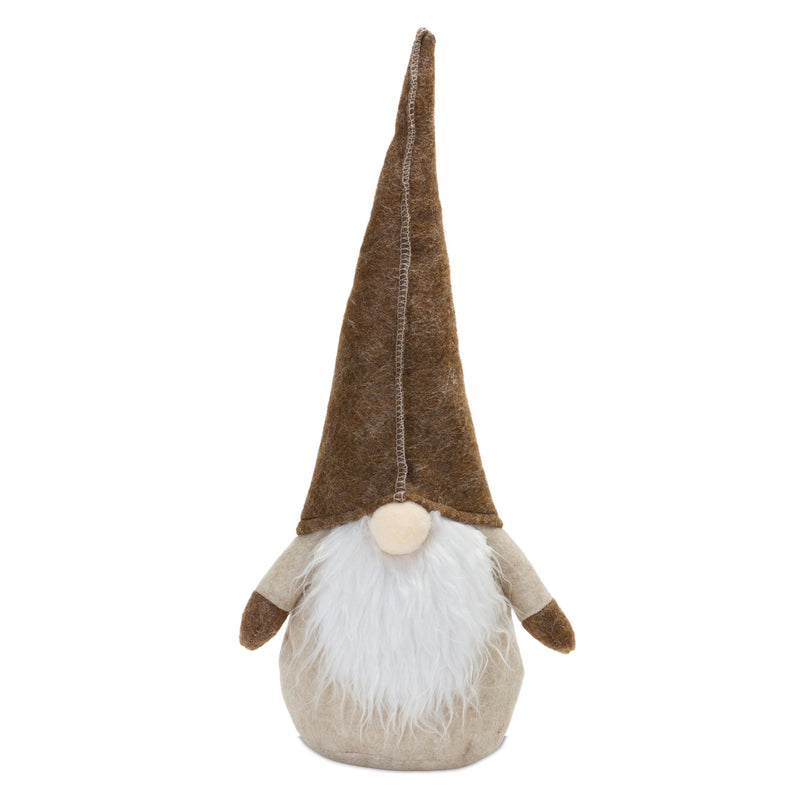 Melrose Plush Beige Gnome Shelf Sitter (Set of 2)