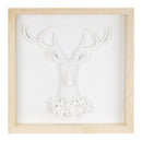 Melrose Framed Holiday Deer and Tree Artwork (Set of 2)