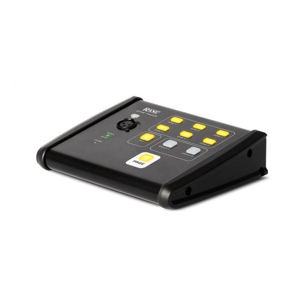 Rane ZONE-PAGER Six-Zone Tabletop Paging Station with Dynamic Goosenec ...