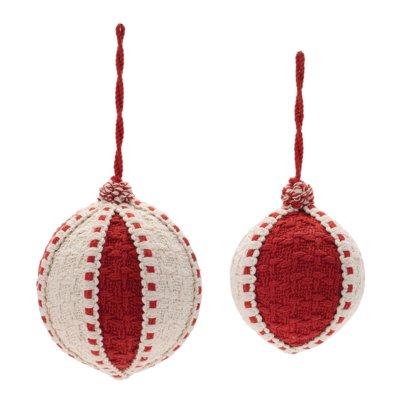 Melrose Woven Ball Ornament (Set of 4)