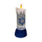 Melrose Hanukkah Candle Snow Globe 9.5"H