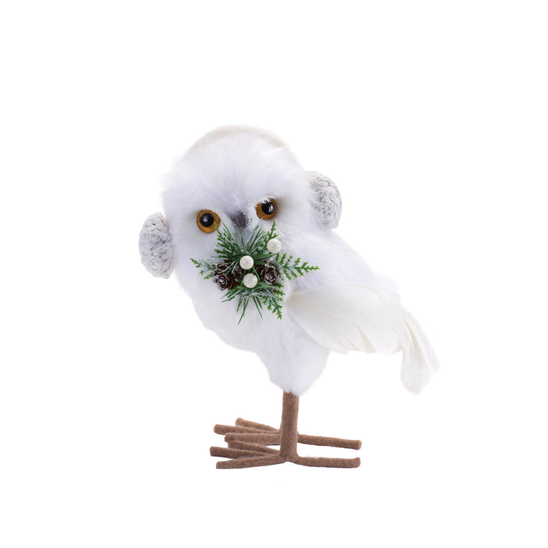 Melrose Winter Owl Figurines – Set of 3