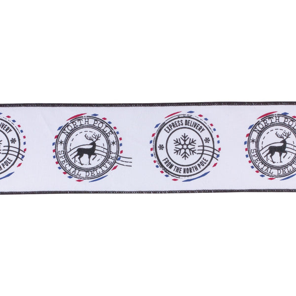 Melrose North Pole Holiday Ribbon (Set of 2)