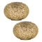 Melrose Distressed Flat Metal Vase (Set of 2)