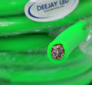 DeeJay LED TBH072GREENMIX 0 Gauge 72 Ft Power Cable - Green