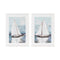 Melrose Framed Sail Boat Print Wall Decor, Nautical, Modern, Wood