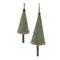 Melrose Woven Bamboo Pine Tree Ornament (Set of 4)
