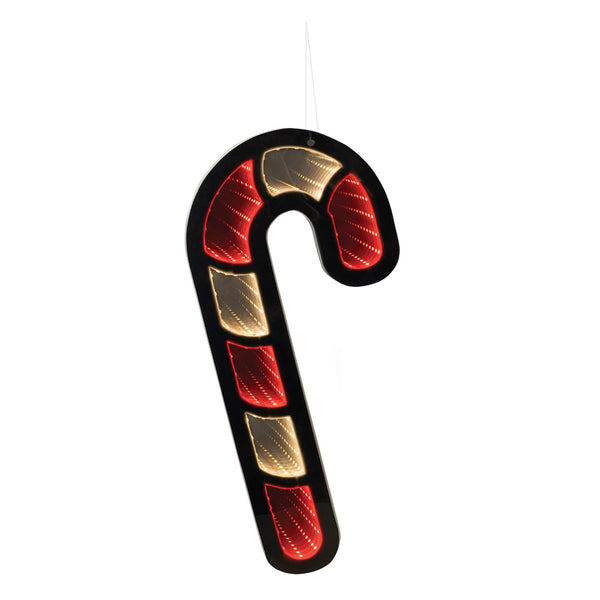 Melrose Holiday Candy Cane Ekko Light Display 16"H