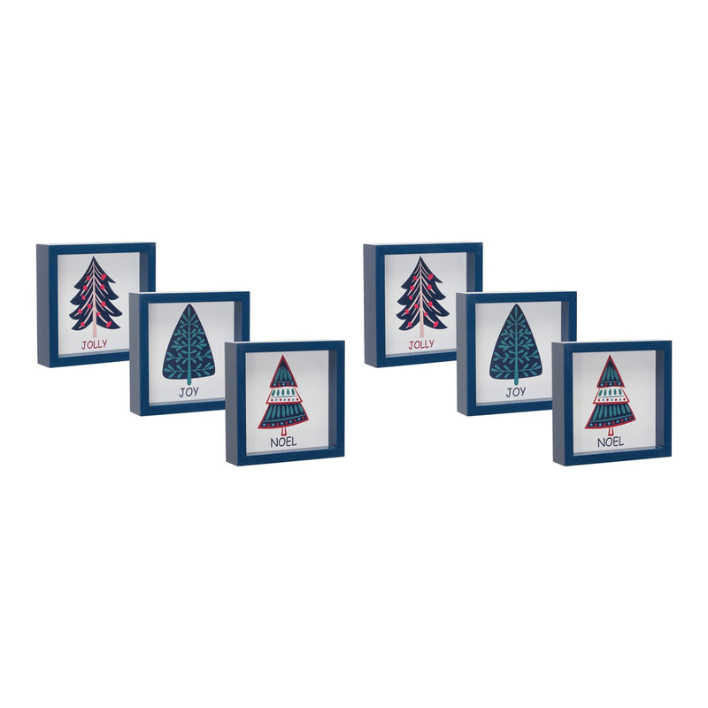 Melrose Pine Tree Sentiment Sign (Set of 6)