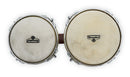 Latin Percussion 7-1/4" & 8-5/8" Matador Bongos - Almond Brown Chrome - M201-AB