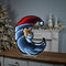 Melrose Santa Half Moon Ekkolight 23"H