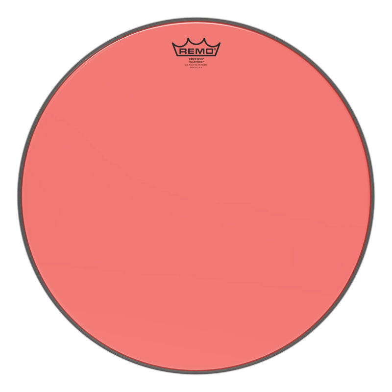 Remo Emperor Colortone Red 18" Tom Drumhead - BE-0318-CT-RD