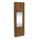 Melrose Rustic Wooden Wall Mirror 29"H, Rustic, Wood
