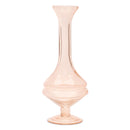 Melrose Pink Glass Stem Vase (Set of 2)