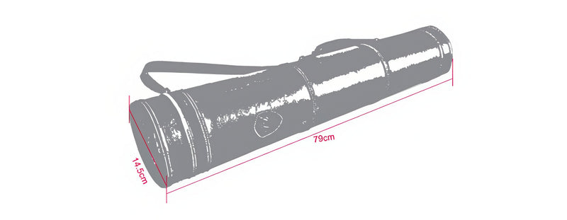 Pedi Premium Faux Leather Bow Tube - Violin/Viola/Cello, 12-Piece Set