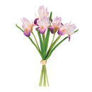Melrose Purple Iris Floral Bundle (Set of 2)