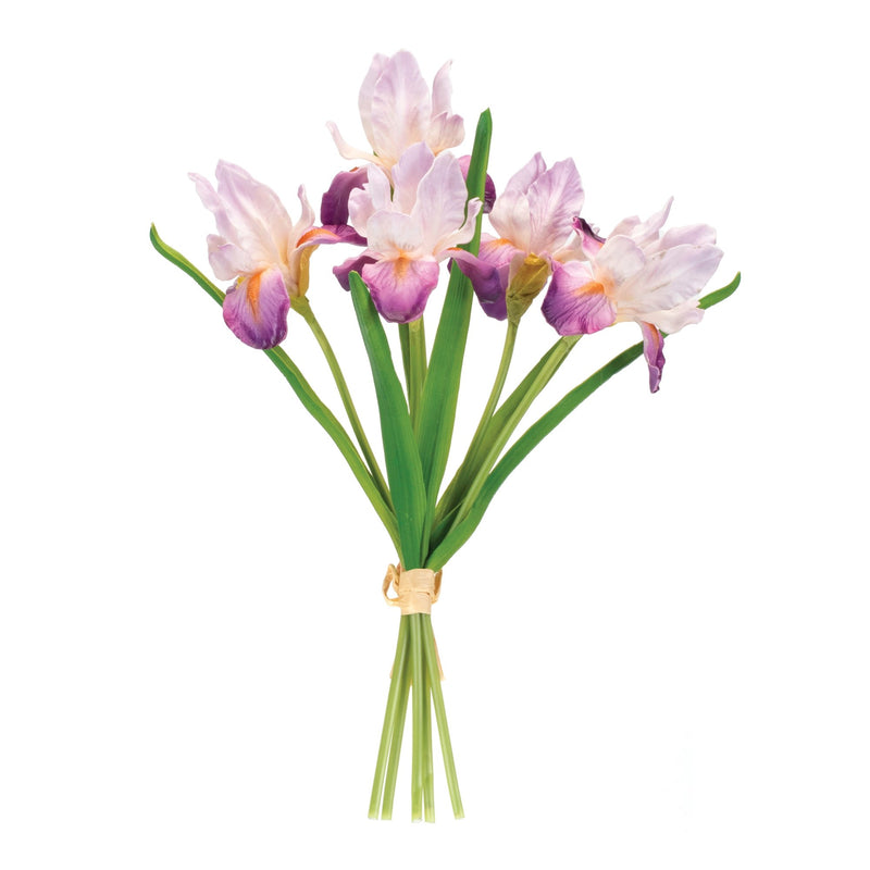 Melrose Purple Iris Floral Bundle (Set of 2)