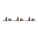 Melrose Royal Lounging Frog Figurine (Set of 6)
